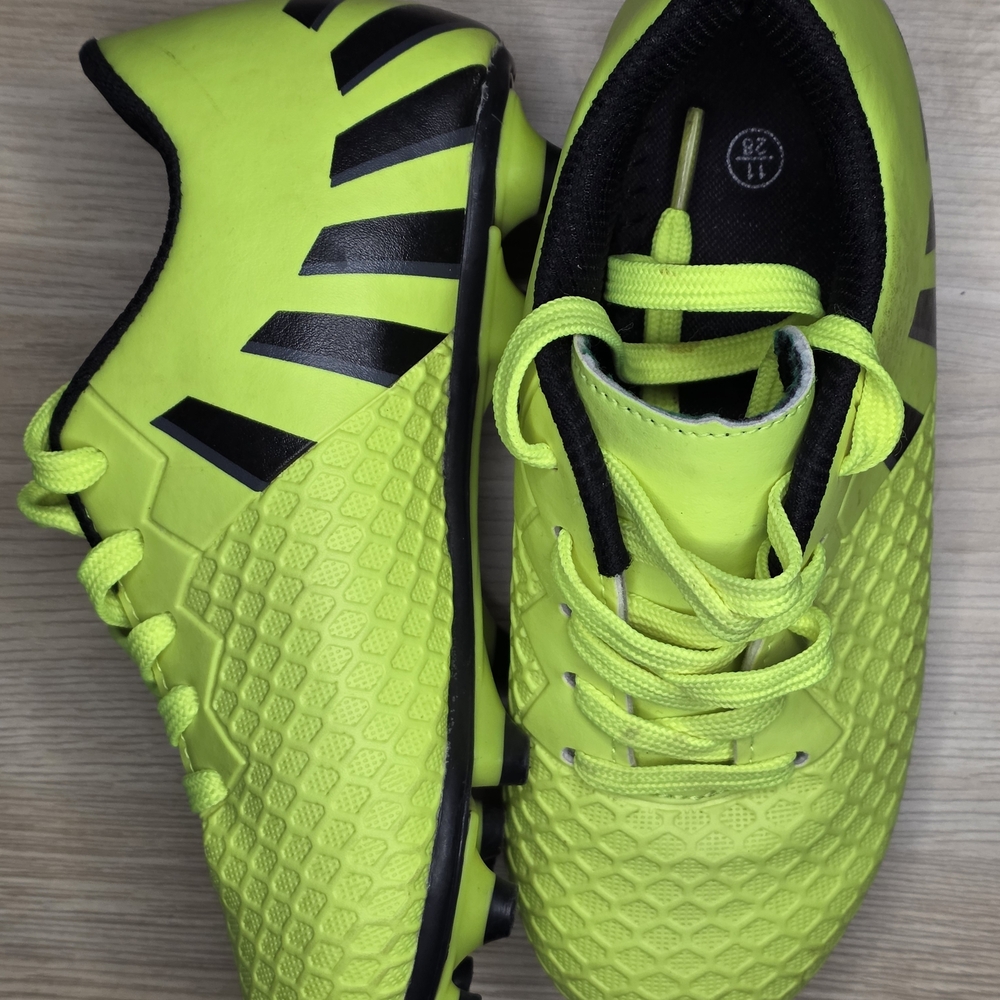 Kids Neon Electeic Green Soccer Cleats Little Kids 11 (Fit My 5/6y/o)